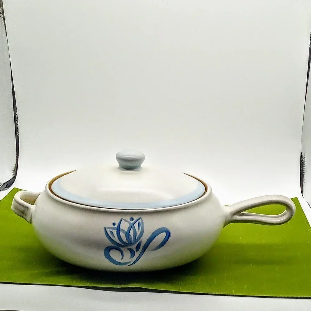 Vintage Denby Stoneware 2 Qt. Covered Casserole